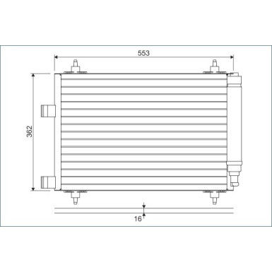 Valeo | Kondensator, Klimaanlage | 817526