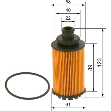 BOSCH F 026 407 214 Ölfilter