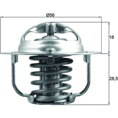 Mahle | Thermostat, Kühlmittel | TX 208 91D