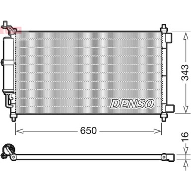 Denso | Kondensator, Klimaanlage | DCN46020