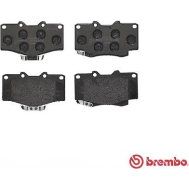 Brembo | Bremsbelagsatz, Scheibenbremse | P 83 009