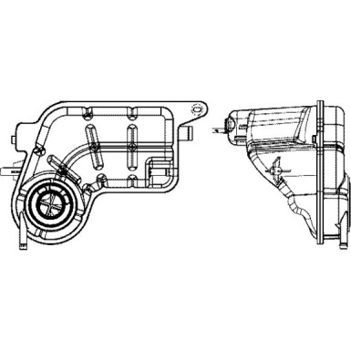 Mahle | Ausgleichsbehälter, Kühlmittel | CRT 81 001S