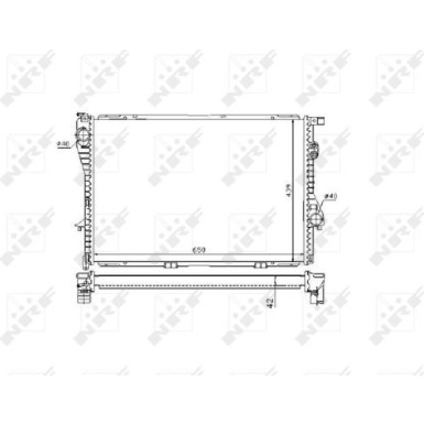 NRF | Kühler, Motorkühlung | 53721
