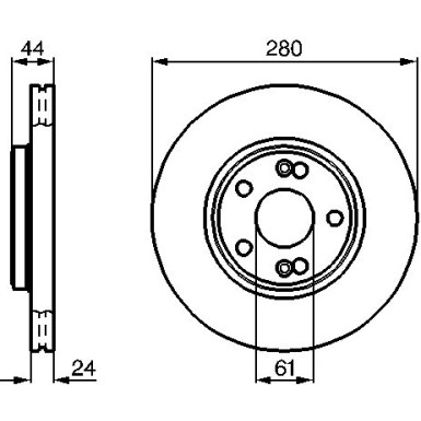 BOSCH | Bremsscheibe | 0 986 478 734