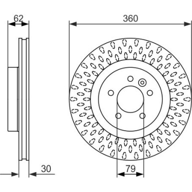 BOSCH | Bremsscheibe | 0 986 479 578