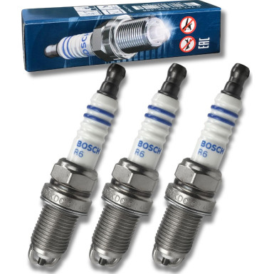 3x BOSCH 0 242 240 648 Zündkerze FR6KDC Nickel