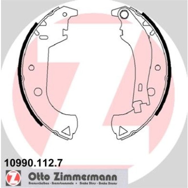 Zimmermann | Bremsbackensatz | 10990.112.7