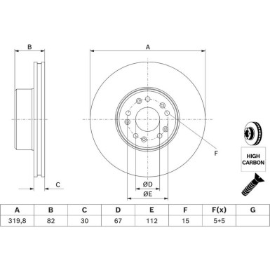 BOSCH | Bremsscheibe | 0 986 478 327