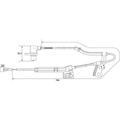 BOSCH | Sensor, Raddrehzahl | 0 265 006 677