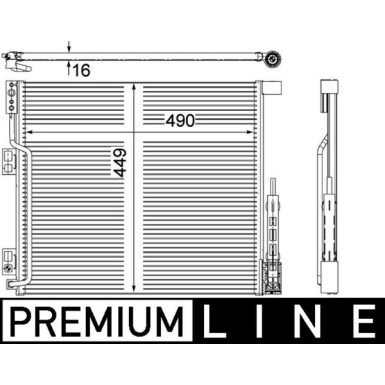 Mahle | Kondensator, Klimaanlage | AC 570 000P