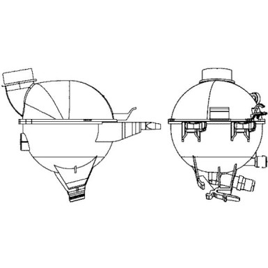 Mahle | Ausgleichsbehälter, Kühlmittel | CRT 17 000S