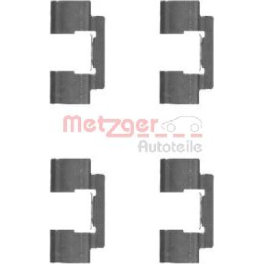 Metzger | Zubehörsatz, Scheibenbremsbelag | 109-1732