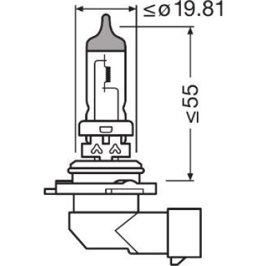 Osram | Glühlampe, Fernscheinwerfer | NIGHT BREAKER® LASER HB4 Faltschachtel | 9006NL