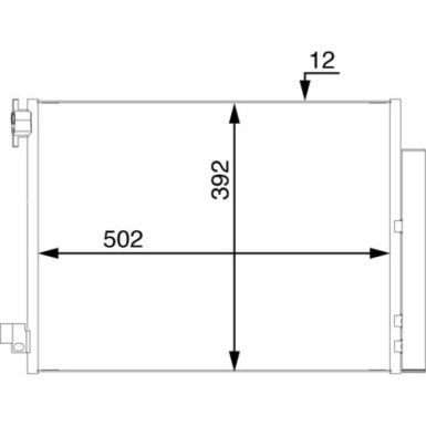 Mahle | Kondensator, Klimaanlage | AC 73 000S