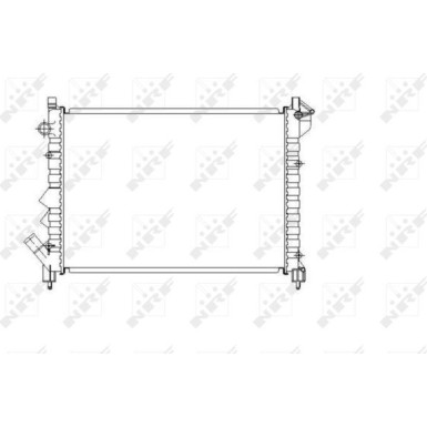 NRF | Kühler, Motorkühlung | 58943