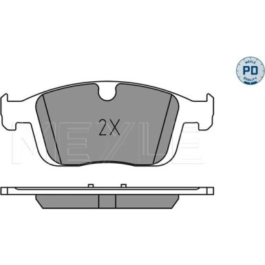 Meyle | Bremsbelagsatz, Scheibenbremse | 025 223 8619/PD