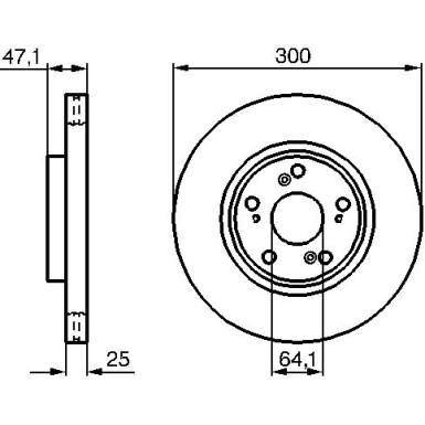 BOSCH | Bremsscheibe | 0 986 479 227