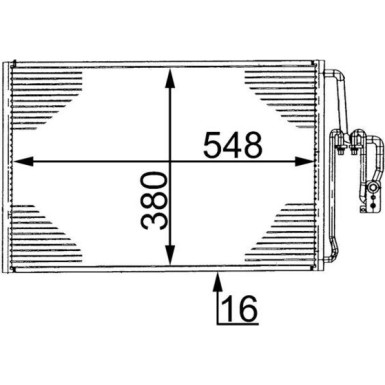 Mahle | Kondensator, Klimaanlage | AC 335 000S