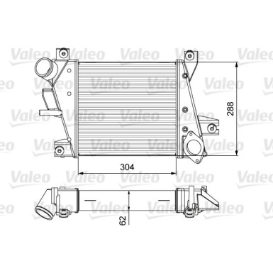 Valeo | Ladeluftkühler | 818360