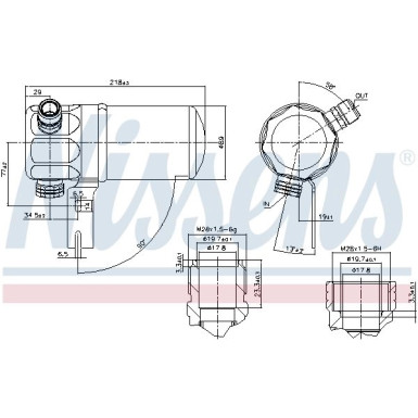 Nissens | Trockner, Klimaanlage | 95263