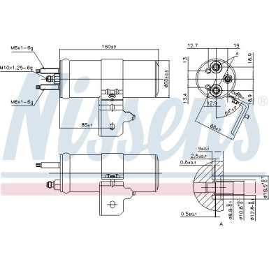 Nissens | Trockner, Klimaanlage | 95624