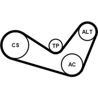 ContiTech | Keilrippenriemensatz | 6PK1050K1
