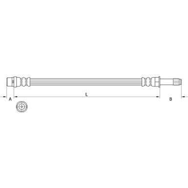 Metzger | Bremsschlauch | 4111639