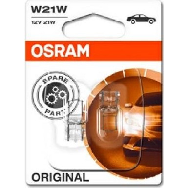 OSRAM 7505-02B Blinkerbirne 12V 21W, W21W, ORIGINAL LINE