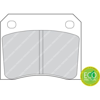Ferodo | Bremsbelagsatz, Scheibenbremse | FDB815