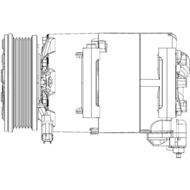 Mahle | Kompressor, Klimaanlage | ACP 310 000P