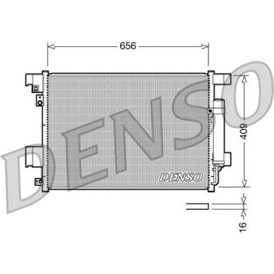 Denso | Kondensator, Klimaanlage | DCN21001