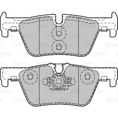 Valeo | Bremsbelagsatz, Scheibenbremse | 601311