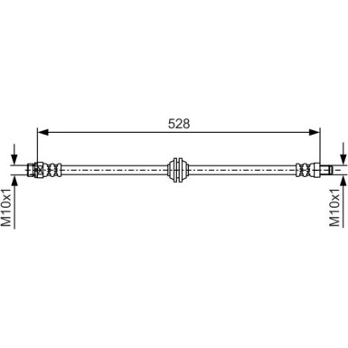 BOSCH | Bremsschlauch | 1 987 481 542