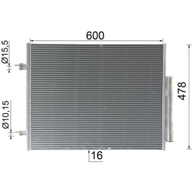 Mahle | Kondensator, Klimaanlage | AC 1131 000P