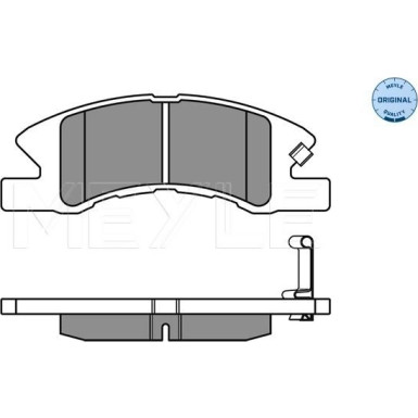 Meyle | Bremsbelagsatz, Scheibenbremse | 025 242 2914/W