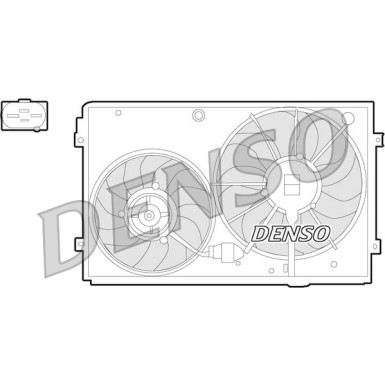 Denso | Lüfter, Motorkühlung | DER32011