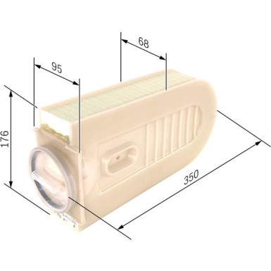 BOSCH F 026 400 432 Luftfilter