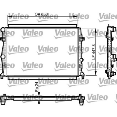 Valeo | Kühler, Motorkühlung | 735556