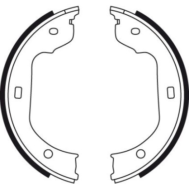 TRW | Bremsbackensatz, Feststellbremse | GS8478