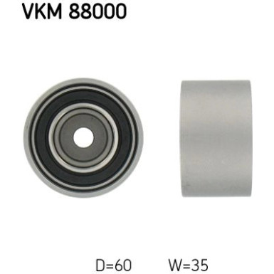 SKF | Umlenk-/Führungsrolle, Zahnriemen | VKM 88000