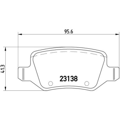 Brembo | Bremsbelagsatz, Scheibenbremse | P 50 058