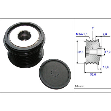 INA | Generatorfreilauf | 535 0209 10