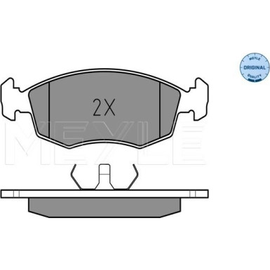 Meyle | Bremsbelagsatz, Scheibenbremse | 025 209 0818