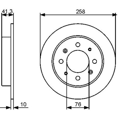 BOSCH | Bremsscheibe | 0 986 479 462