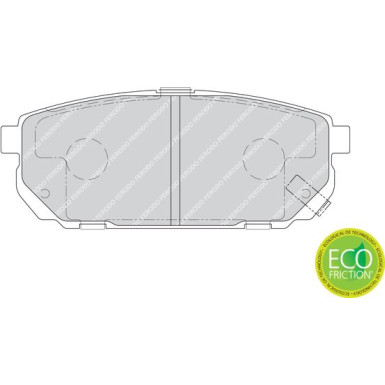 Ferodo | Bremsbelagsatz, Scheibenbremse | FDB1736