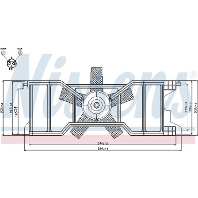 Nissens | Lüfter, Motorkühlung | 85630