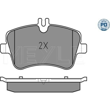 Meyle | Bremsbelagsatz, Scheibenbremse | 025 231 4419/PD