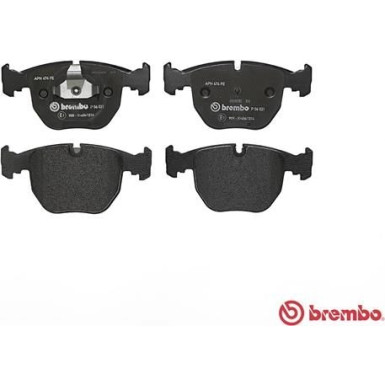 Brembo | Bremsbelagsatz, Scheibenbremse | P 06 021