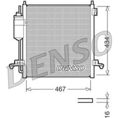 Denso | Kondensator, Klimaanlage | DCN45001