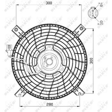 NRF | Lüfter, Motorkühlung | 47469